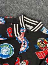 Kids Super Mario Nintendo Hybrid Snap Button Bomber Jacket Size Small