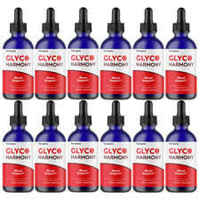 Glyco Harmony Liquid Drops Blood Support Formula Amino Blend 12 Bottles 