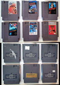 Nintendo NES System+Zapper+30 Original Games (28 Unique) - All Working/Tested