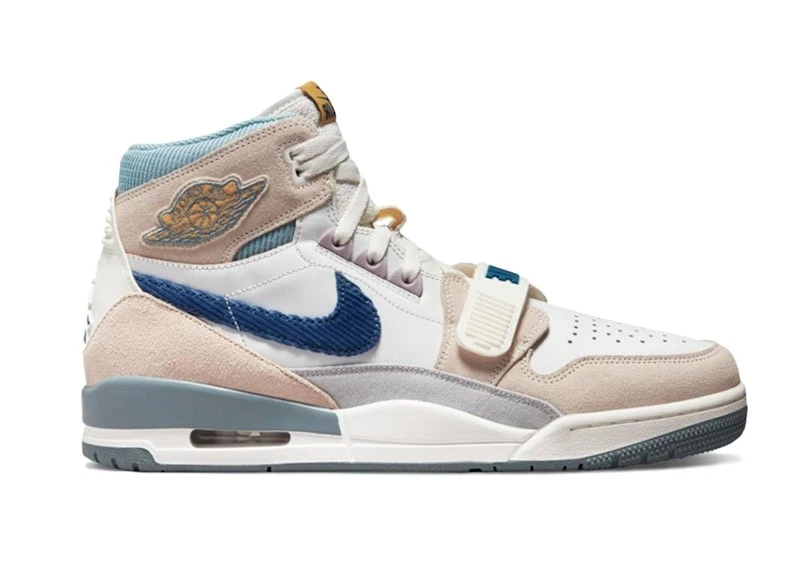 Jordan Legacy 312 Corduroy Swoosh - White Mystic Navy for Sale