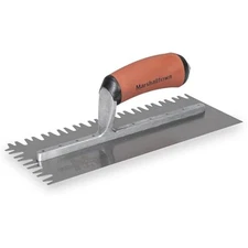 MARSHALLTOWN Sawtooth Notched Trowel, 11 x 4 1/2 Inch Steel Flooring a
