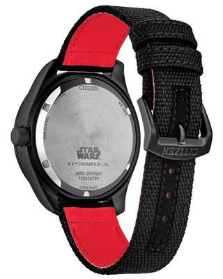 ECOウォター Citizen Men's Star Wars Parks Date Window Black Eco-Drive Watch