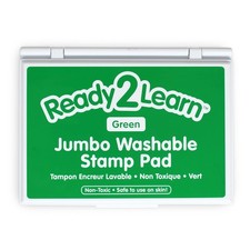 READY 2 LEARN Jumbo Washable Stamp Pad - Green - 6.2L x 4.1W