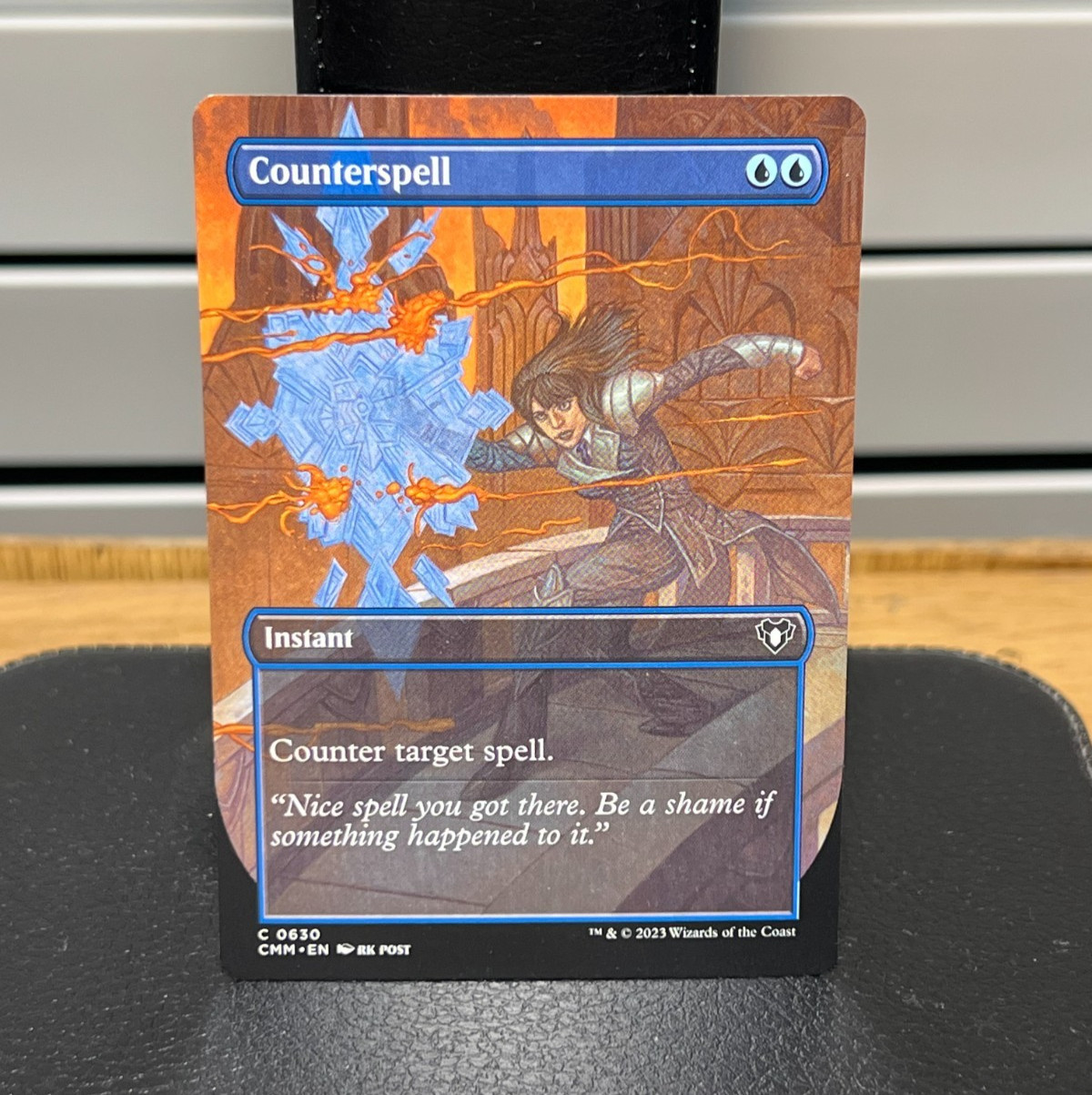 Counterspell (Borderless) Commander Masters Regular #630 LP