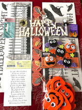 865 - LOT HALLOWEEN 3D STICKERS EMBELLISHMENTS DOODLE-POPS JOLEE'S STICKO