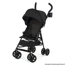 9.5 lb Black Umbrella Stroller Compact Fold Toddler Up to 40 lbs Travel