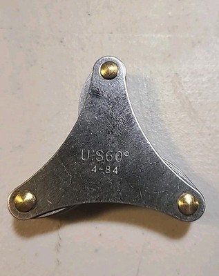 51 Pieces of Stainless Steel Thread Gauge 4-84 Meters Us60 Degree Thread Gauge