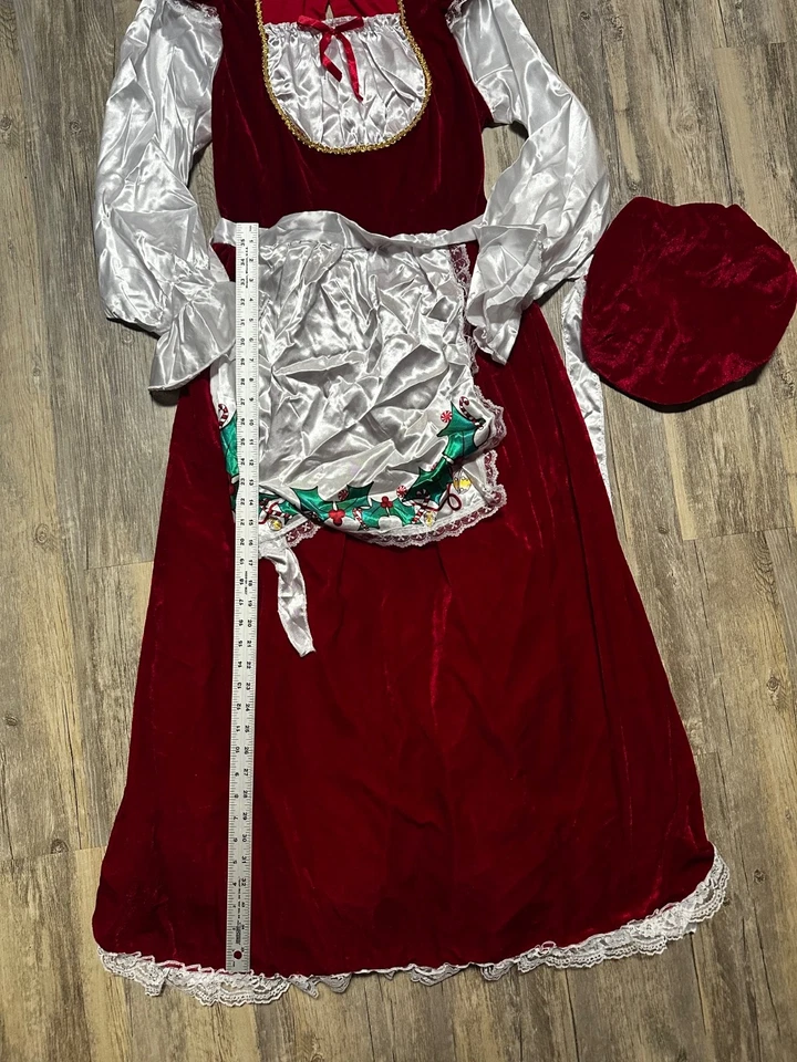 Mujer Ms. Santa Claus Disfraz Vestido y Sombrero Foto 4 de 4