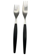 Gense Stainless Sweden Cutlery Flatware Forks Black Silverware