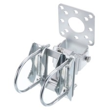 Multifunctional Antenna Mast Clamp, V Jaw Block with U-bolts Mounting Bracket