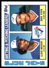 Blue Jays  /  (Lloyd Moseby / Dave Stieb) TL, CL 1984 Topps #606 Blue Jays