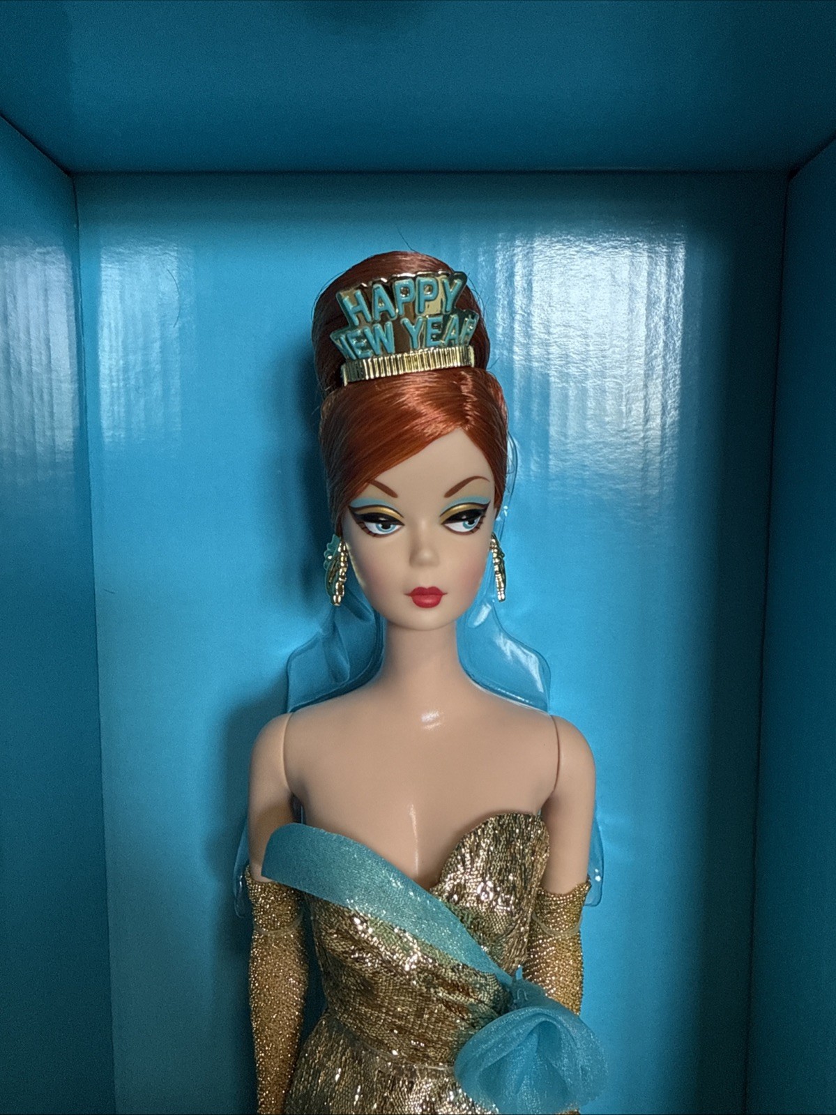 Barbie Girl Doll Mattel 2013 Happy New Year Barbie Doll Holiday Hostess X8282