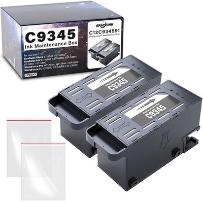 2 PCS C9345 Ink Maintenance Box Fits ET8550 ET5850 ET16600 ET16650