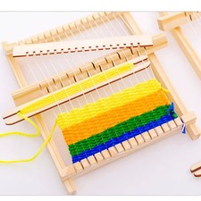 Loom Kit: DIY Wooden Weaving Mini Knitting Machine Starter