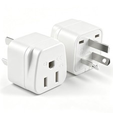 New Zealand Power Adapter,US to Australia Plug Adapter, 2 Pack