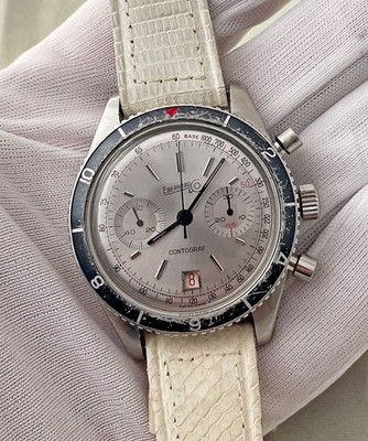 EBERHARD & CO CONTOGRAF CHRONOGRAPH 60er Jahre - 1 JAHR GARANTIE !