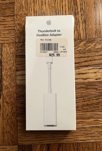 Genuine Apple Thunderbolt to FireWire Adapter - MD464LL/A w/ Box Excellent