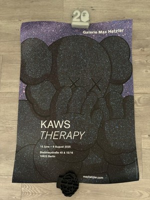 Kaws Therapy 2025 Set Poster Moonman Max Hetzler Welt SOLD OUT berlin Exhibition