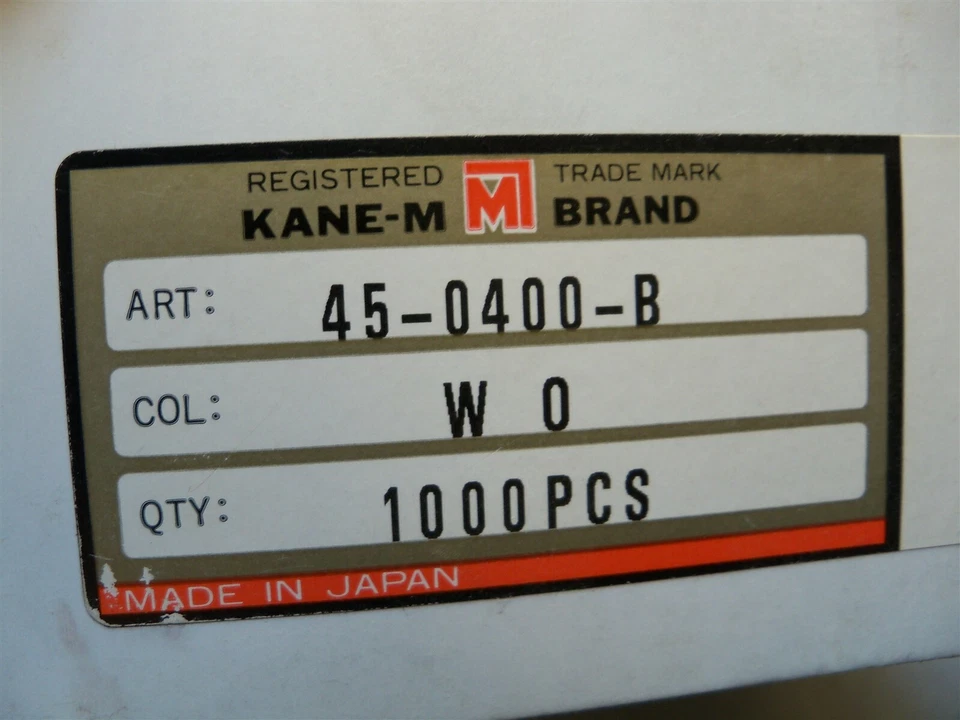 4 part white cap snap button 45 series Kane-M 45-0400-B 1000 pcs - Image 3 of 4