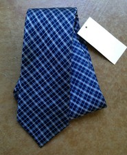 New The Men's Store Bloomingdale's 100 Silk Neck Tie, Navy/Blue