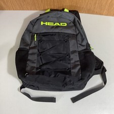 HEAD Backpack W/ 3 Pockets Bungee Dual Cup Holders BLACK Back To School