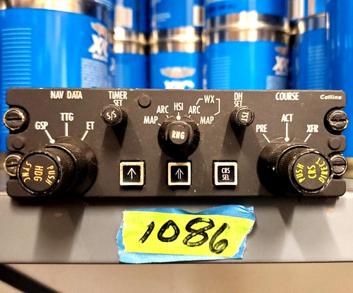 Collins DSP-84 Display Select Panel P/N 622-9683-011 s/n 713 (AR)