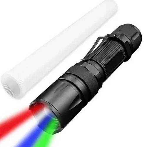 Linterna 4 en 1 Multicolor LED Zoom Exterior Caza Fotográfica Selfie Totch - Imagen 16 de 18