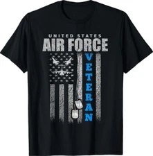 Veteran Of The US Air Force USA Flag Veterans Unisex T-Shirt