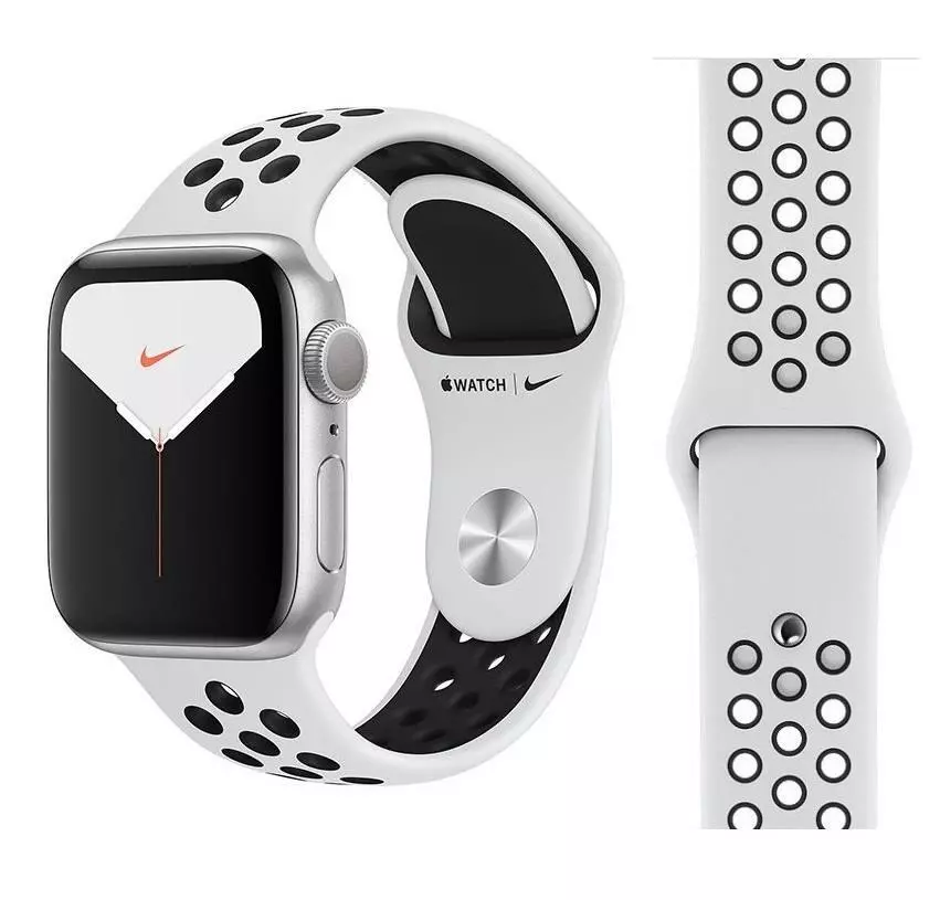 Bracelet Sport Nike Platine pur 45 mm - S/M - Apple (FR)