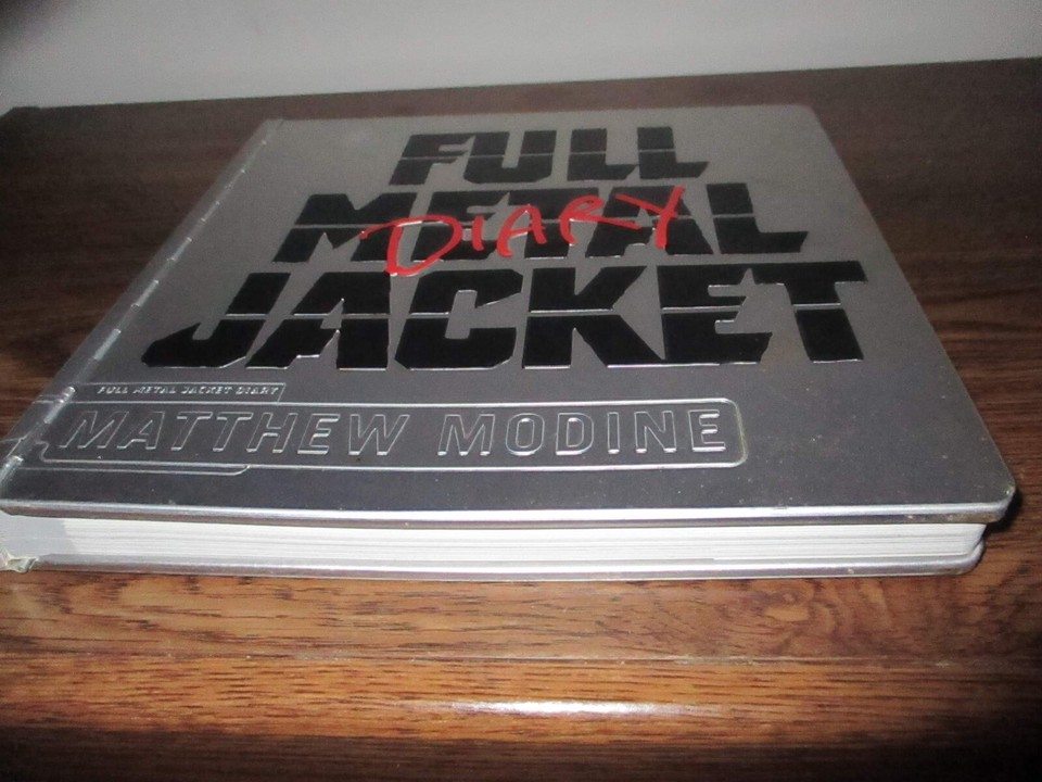 Full Metal Jacket Diary by Matthew Modine (2005, Hardcover) Collectors
