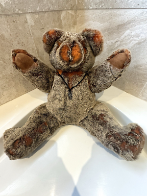 100% Authentic Chrome Hearts Big Rabbit Fur Teddy Bear | eBay