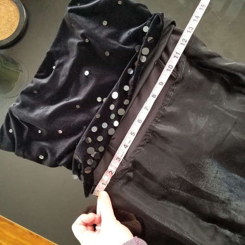 Sz 10 fits 4-6 Y2K Vintage Scott McClintock Millennium 2000 Black Strapless Gown - Picture 7 of 8