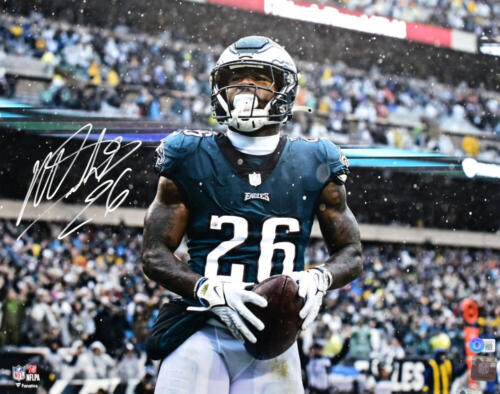 Miles Sanders Autographed Philadelphia Eagles 16x20 Close Up Photo-BeckettW Holo - Picture 1 of 4