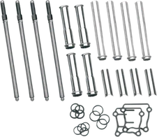 S & S Cycle Adjustable Pushrod Conversion Kit w/Covers 93-5095 HD Twin Cam 99-17