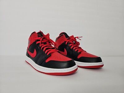 Jordan 1 Mid Alternate Bred 2022 Black/Red Men’s Size 10 Jordan 1 Mid Alternate Bred (2022) Men main image 2