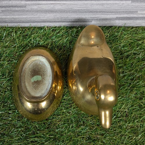 Vintage Solid Brass Duck Trinket Holder - Picture 7 of 12