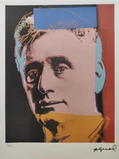 Andy Warhol Signed Lithograph - Louis Brandeis - Certificate Leo Castelli