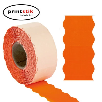 Fluoreszierende rote Preisauszeichner Etiketten 26x12mm CT4 verschiedene Mengen Luchs Puma Motex