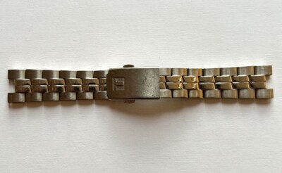 Vintage Tissot Titanio Cinturino con Chiusura Pieghevole,18mm