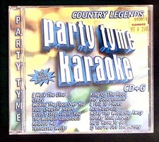 UNKNOWN ARTIST   PARTY TYME KARAOKE - COUNTRY LEGENDS SYBERSOUND REC CD 6750