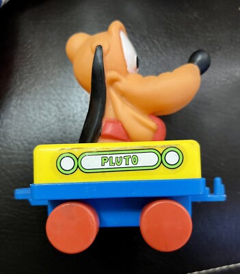 VINTAGE WALT DISNEY   1987 TRAIN SET Piece PLUTO