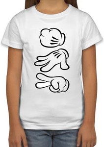 mickey mouse hands t shirt