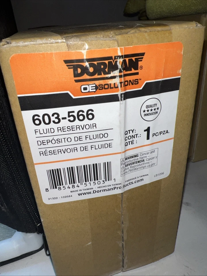 Dorman 603-566 Coolant Fluid Reservoir Recovery Tank for 2001-2005 Toyota RAV4 - Image 3 of 3
