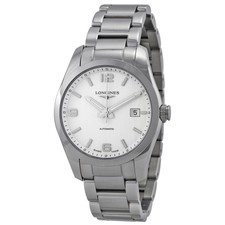 Longines Conquest Silver Men's Watch - L2.785.4.76.6 for sale online | eBay