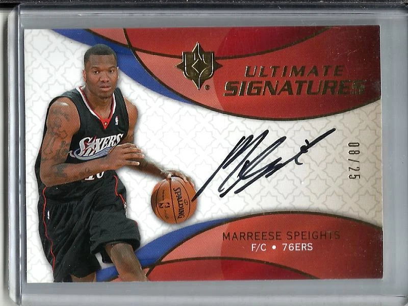 Marreese Speights 08/09 Ultimate Collection Autograph #08/25 - Photo 1/1