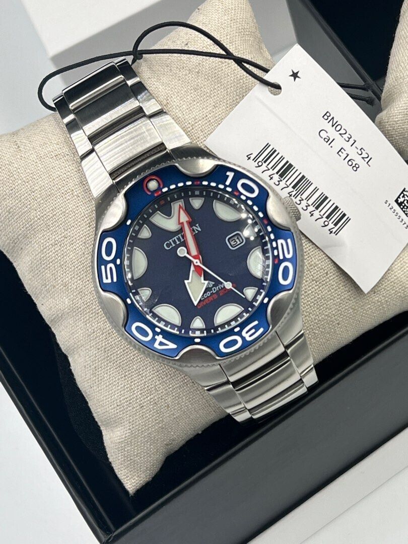 Citizen Promaster Orca 46mm Blue Dial Silver Stainless Steel Citizen Promaster Orca 46mm Blue Dial Silver Stainless Steel