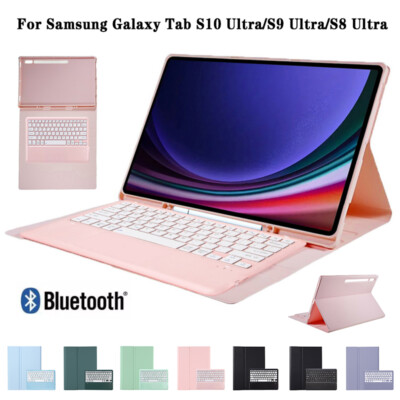 Für Samsung Galaxy Tab S10/S9/S8 Ultra Tablet 14.6 Hülle Bluetooth Tastatur Cover