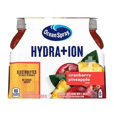 Ocean Spray Hydration Cranberry Pineapple Juice Drinks 10 Fl Oz Bottles 6 Cou...