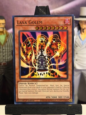 lava golem yugioh card PGD-107 YuGiOh! Secret Rare Mint Holo!! Whatnot: Shop, Sell, Connect may be 1st or Unlimited Edition Lava Cage Golem by AlanMac95