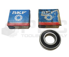 LOT OF 2 NEW SKF 6205 2RSJEM DEEP GROOVE BALL BEARING 1" ID 2" OD READ 